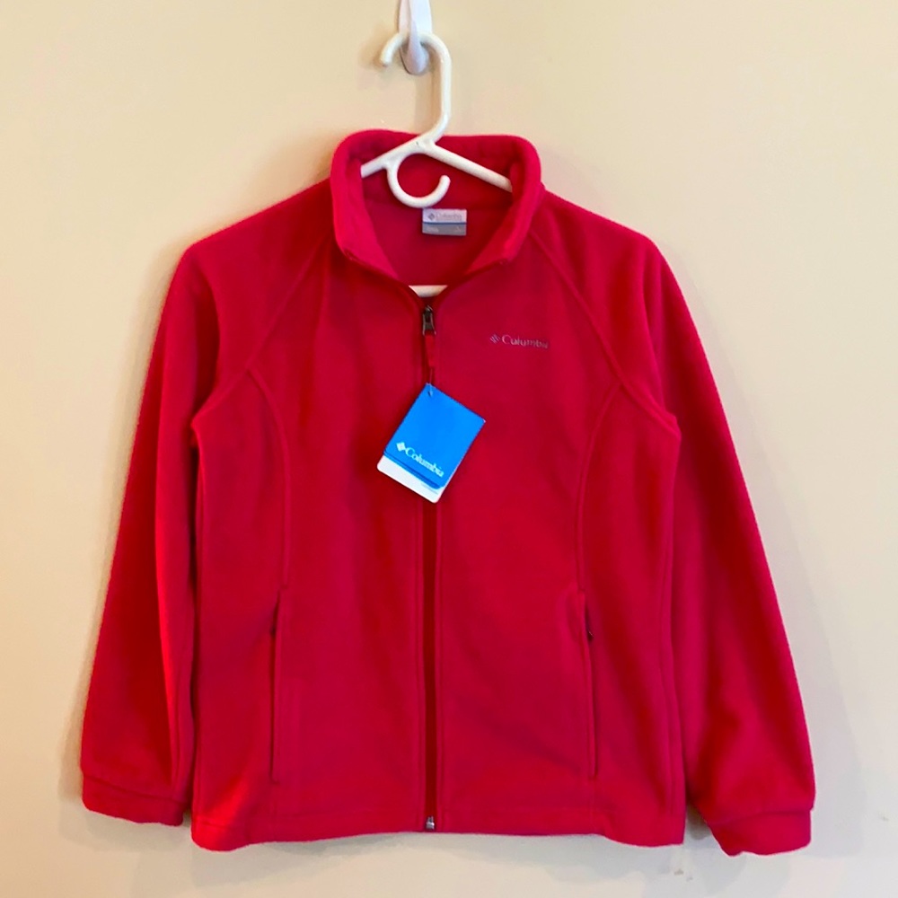 Columbia Girls Zip Fleece Size L